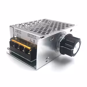 Jännitteensäädin 220V AC 4000W – Sähkömoottorin Kierrosluvun Säädin Flexille, Tuulettimelle, Liesituulettimelle ja Imurille