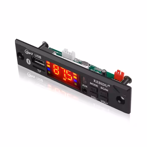 Auton MP3 Bluetooth-moduuli 12V USB:llä, SD-kortilla, FM-radiolla ja Kauko-ohjaimella – Universaali Soitin