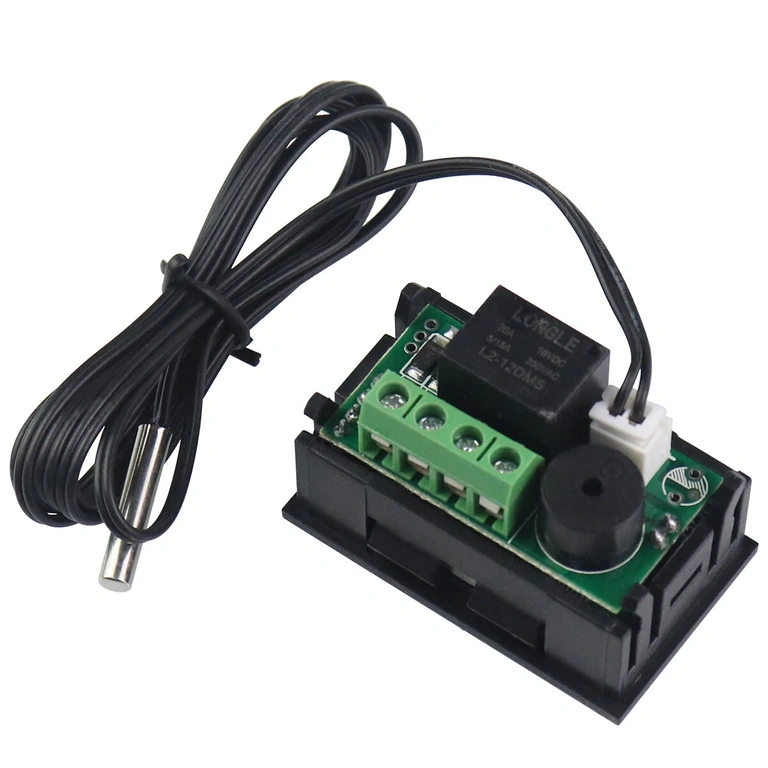 Reletermostaatti lämmityksen ja jäähdytyksen ohjaukseen 12V