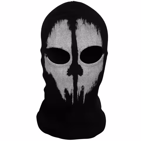 Call of Duty Ghost Luuranko Kypärä – Hiihtomaski, Moto, Airsoft, Paintball, Taktinen Musta