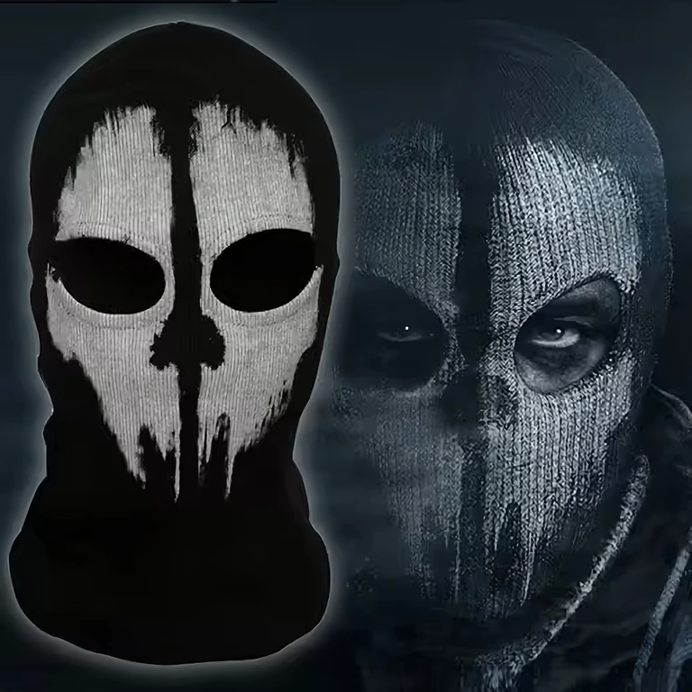 Terminen Call of Duty Ghosts naamari talviurheiluun, laskettelu ja lumilauta