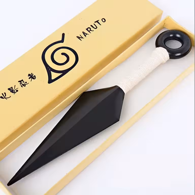 Naruto Ninja Kunai-veitsi – ABS-muovinen 1:1 Replica Anime-faneille