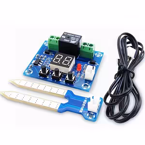 Maan Kosteusanturi Releellä 12V – Puutarhan / Kasvihuoneen Automatisoitu Kasteluohjain