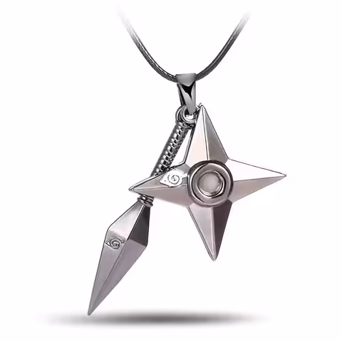 Naruto Uzumaki Cosplay Kaulaketju Kunai ja Shuriken – Anime Asuste