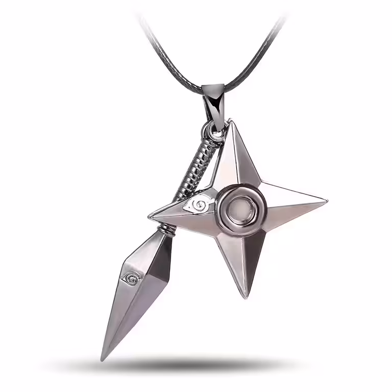 Naruto Uzumaki Cosplay Kaulaketju Kunai ja Shuriken – Anime Asuste