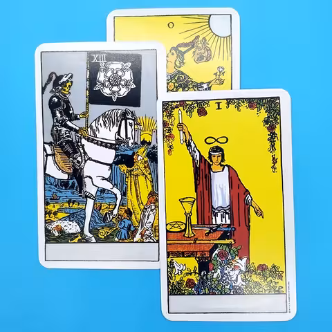 Rider Waite Romani Tarot-kortit – Täydellinen 78 kortin setti Ennustamiseen ja Tulevaisuuden Näkemiseen