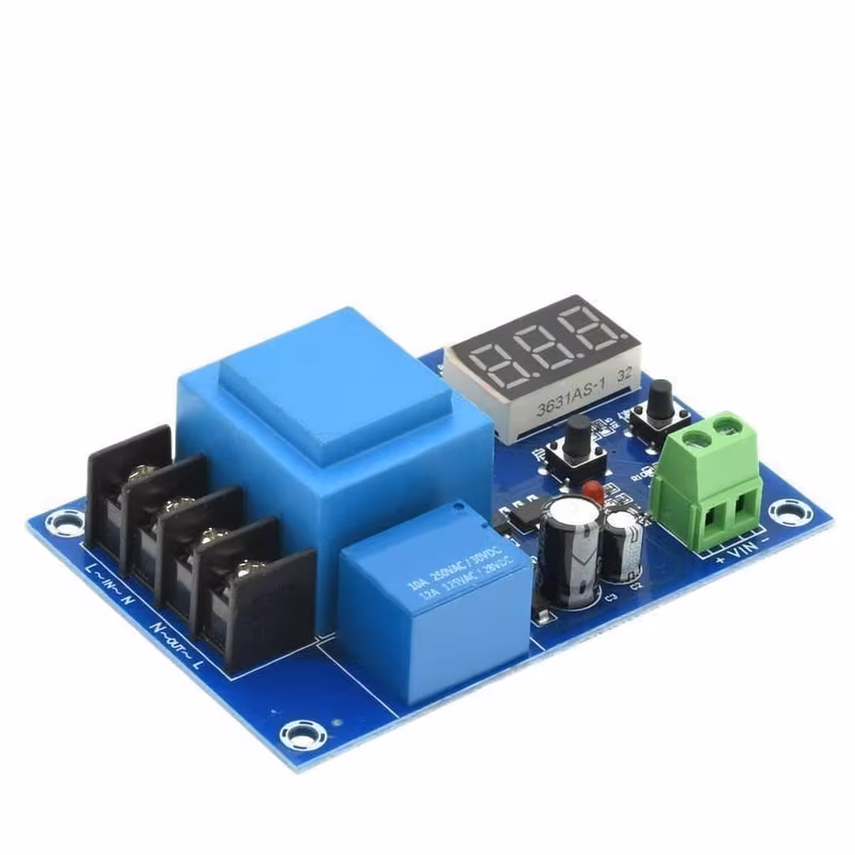 Moduuli automaattiseen akun latauksen lopetukseen