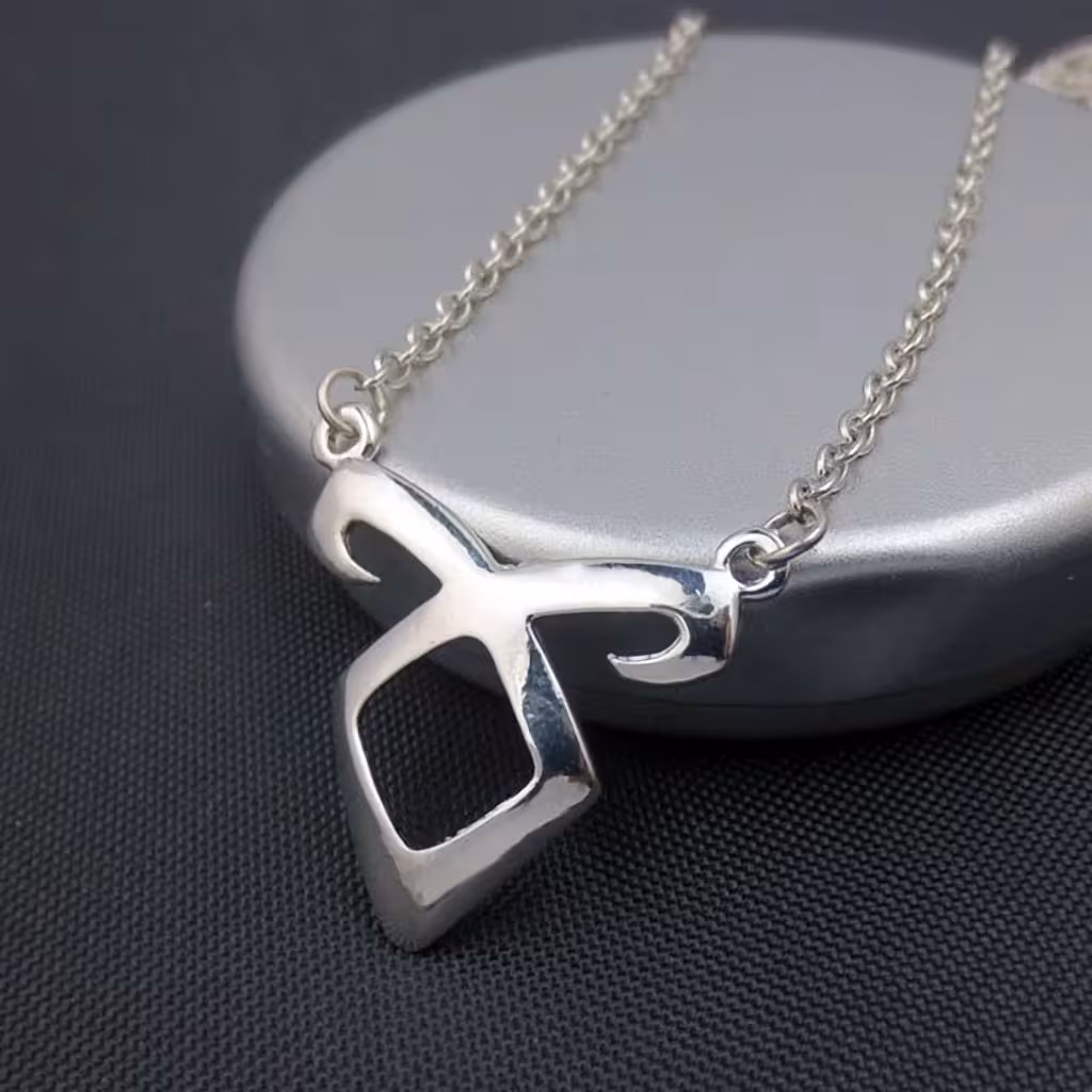 The Mortal Instruments City of Bones Riipus – Enkeliriipus, Hopeinen Kaulaketju Fantasy