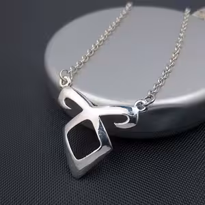 The Mortal Instruments City of Bones Riipus – Enkeliriipus, Hopeinen Kaulaketju Fantasy