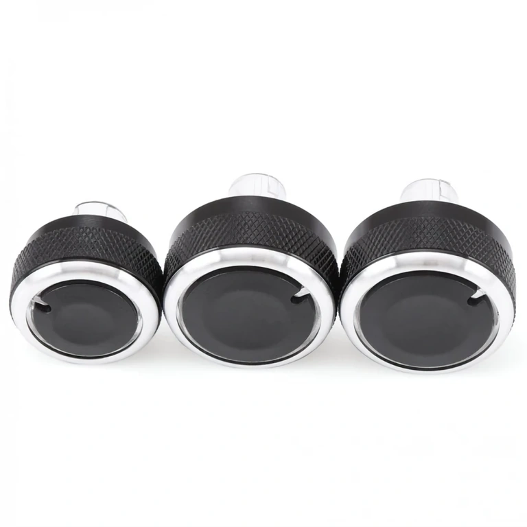 3 kpl ilmastointipainikesetti Kojelaudan AC-painikkeet modernilla designilla – 3 kpl setti