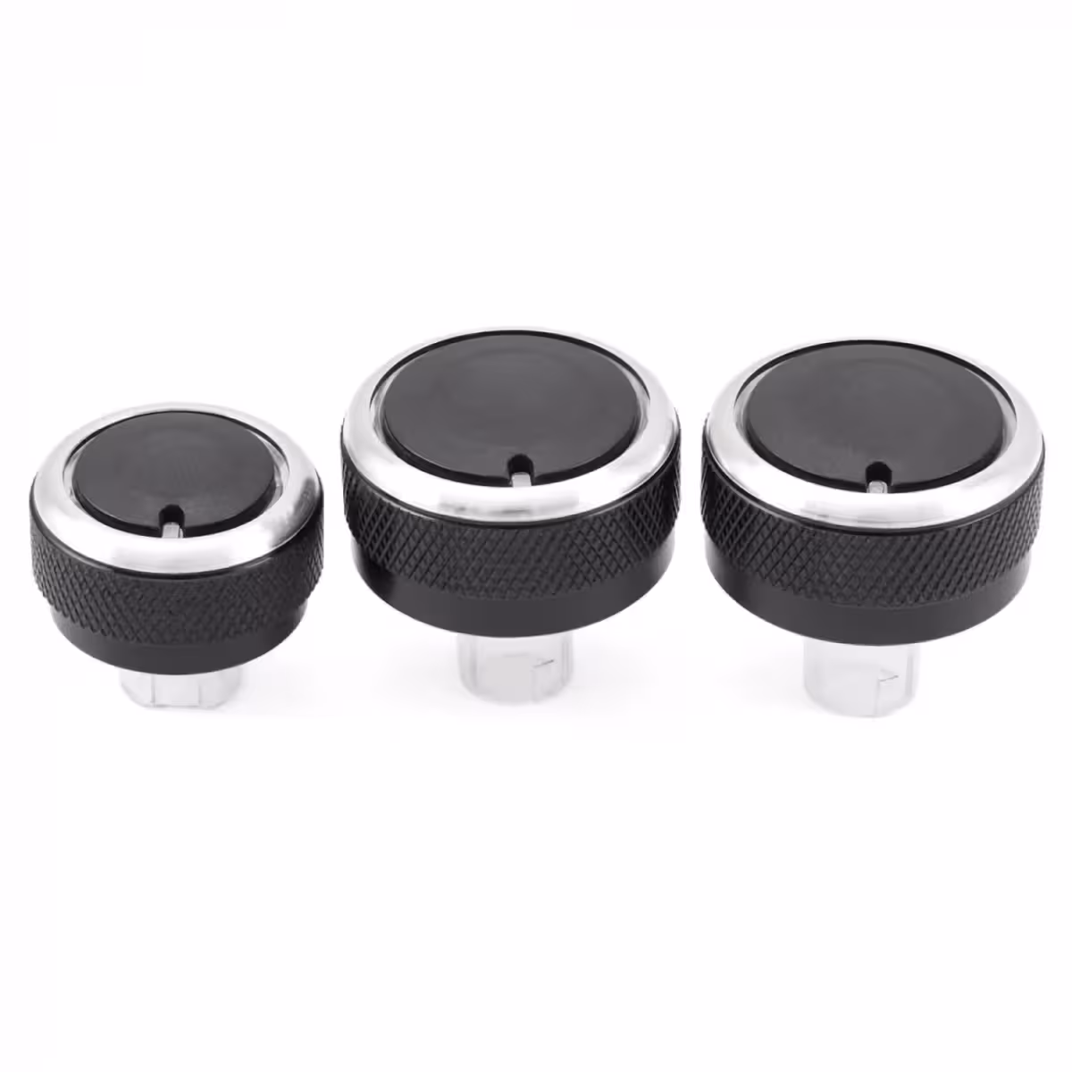 Setti 3 alumiinipainiketta Seat Leon toisen sukupolven ilmastointiin