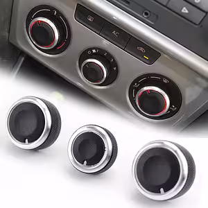 VW Golf 5,6 Passat B6 B7 Skoda Octavia 2 AC Paneelin 3 Painiketta – Alumiini