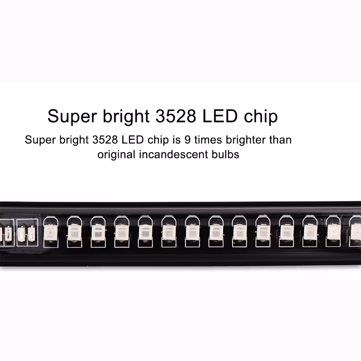 Takavalo 48 LEDillä moottoripyörille, skoottereille, ATV:lle