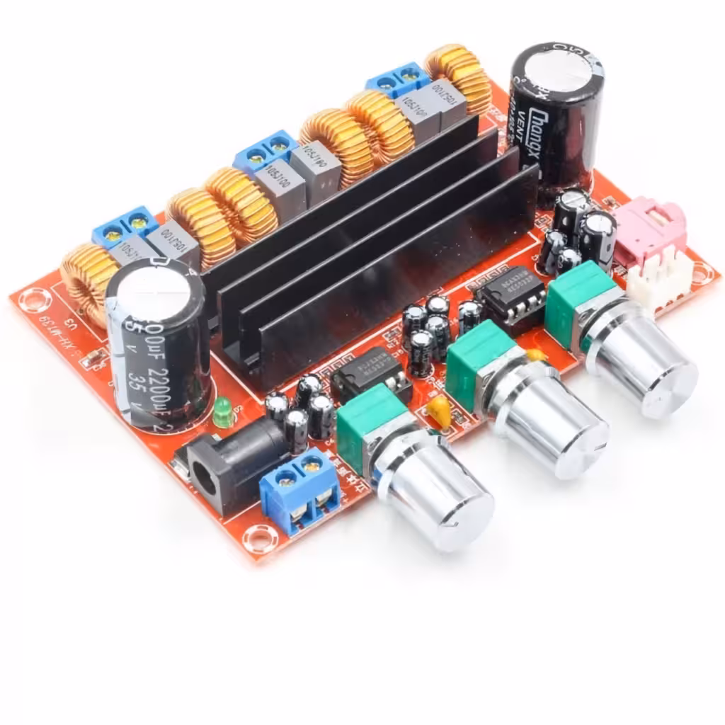 Stereo Vahvistin 2.1 TPA3116D2 – 2x50W + 100W Subwoofer Luokka D, Audio-moduuli