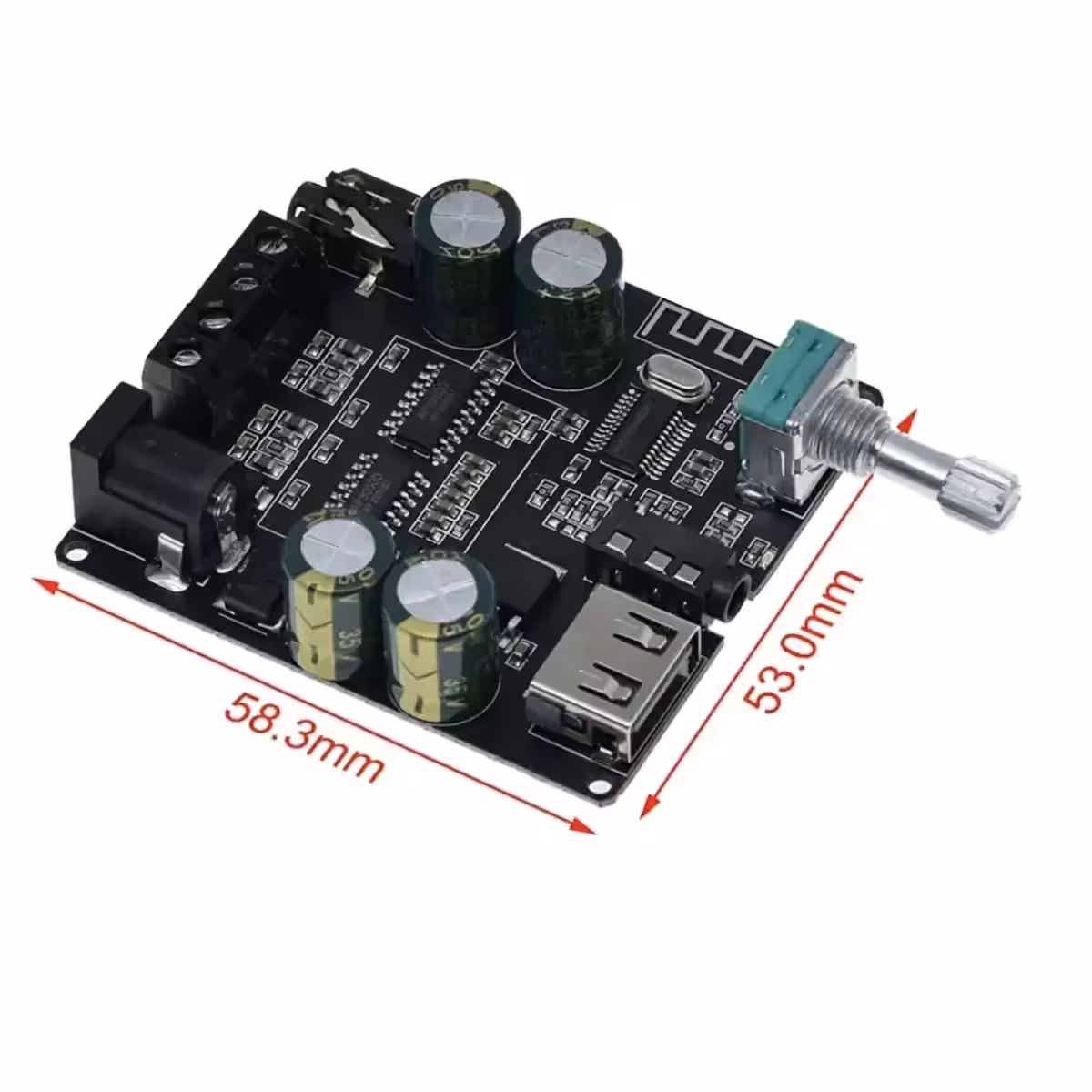 Kompakti Hi-Fi moduuli Bluetoothilla