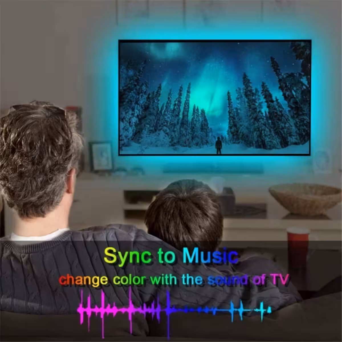 RGB LED-nauha sovellusyhteensopiva, ajastin-toiminto