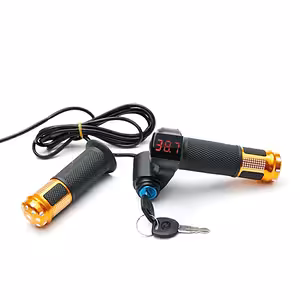 Sähköpyörän ja skootterin kaasuvipu – kontaktilla ja avaimella, 12V–72V akkunäyttö