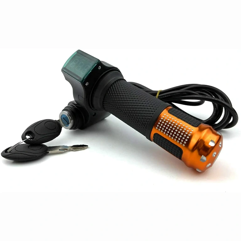 Virtalukko ja akkunäyttö sähköpotkulaudalle 12V–72V