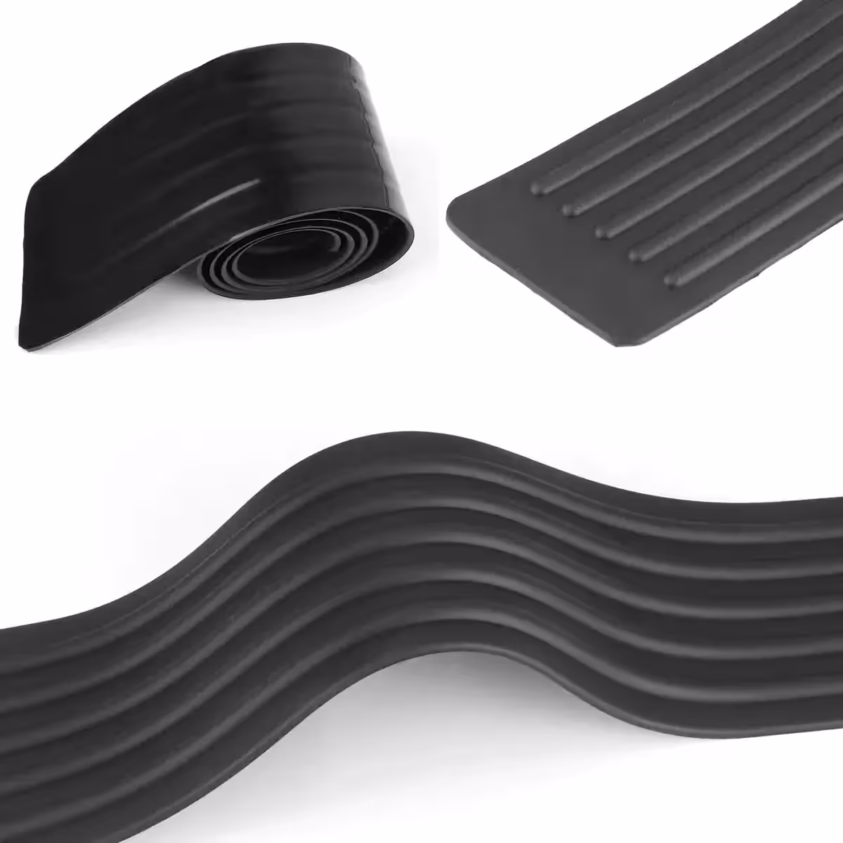 Kumikoriste puskurin reunan suojaksi, universaali