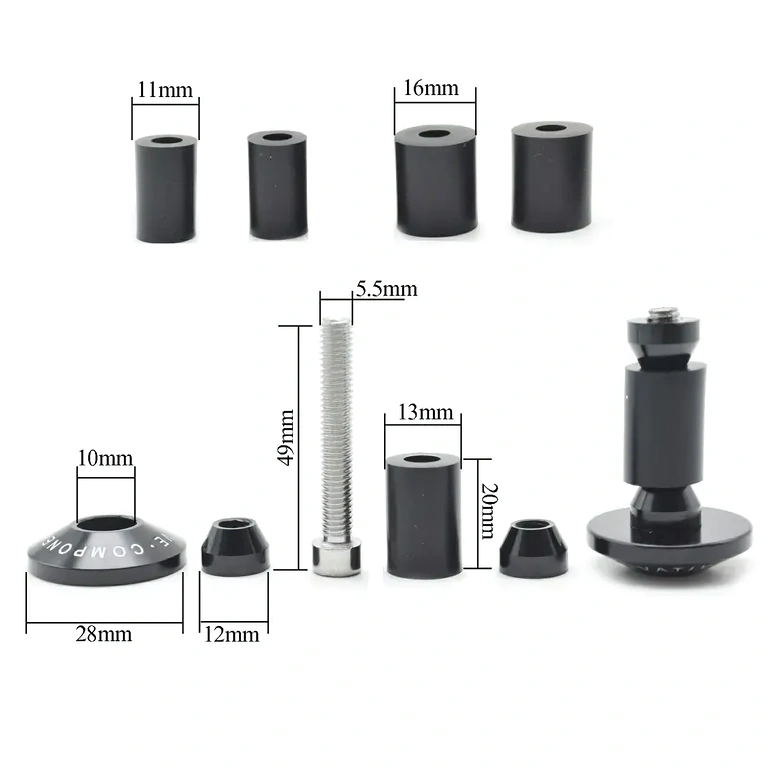 Kumilla vahvistetut ohjaustankopäät Ohjaustangonpäät, 3 tiivistekokoa tarkkaan kiinnitykseen