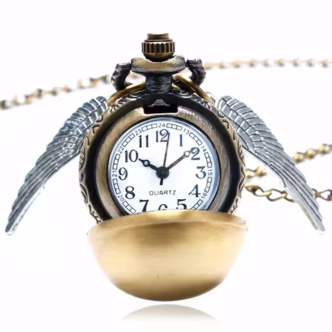 Taskukello ketjulla – Harry Potter Golden Snitch Quidditch (kvartsi)