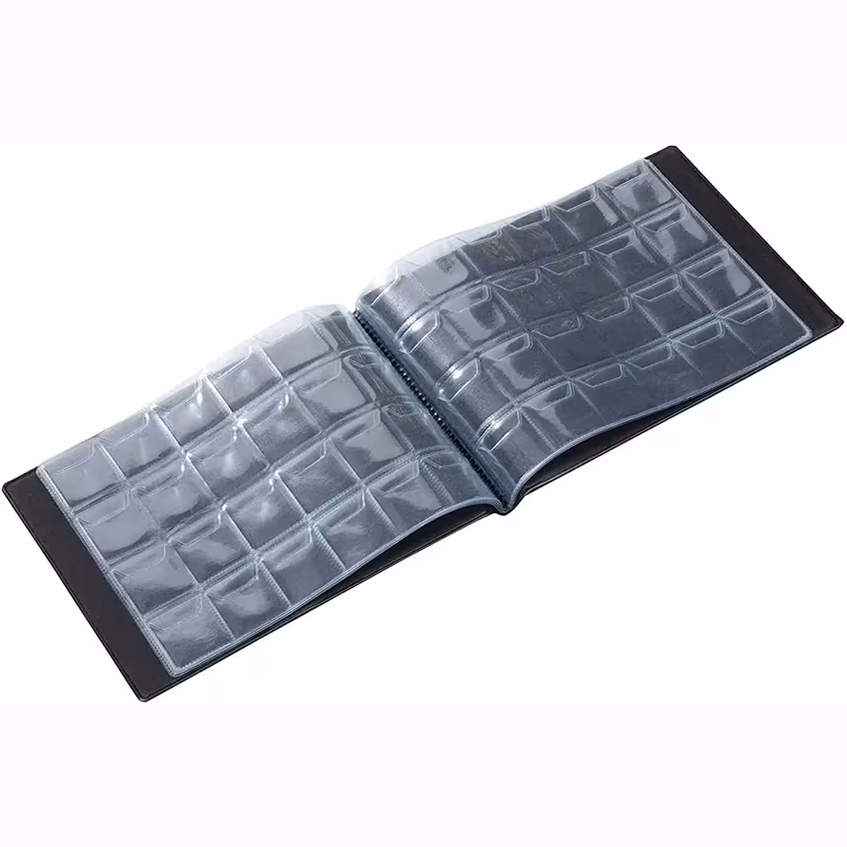 Suuri kolikkokansio, 3x3 cm per tasku