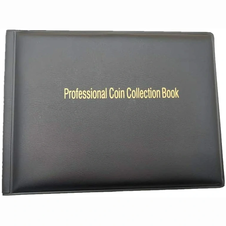 Keräilijän kolikkoalbumi, kompakti koko Kolikkokansio, sopii aloittelijoille ja edistyneille keräilijöille