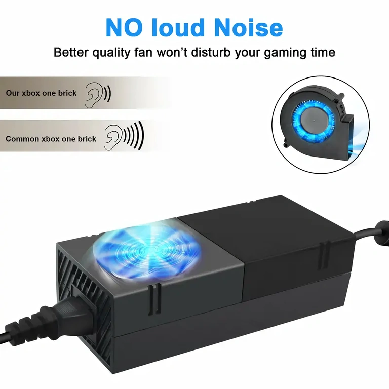 Xbox ONE adapteri LED-ilmaisimella Virtalähde yhteensopiva Xbox ONE kanssa, LED-tila