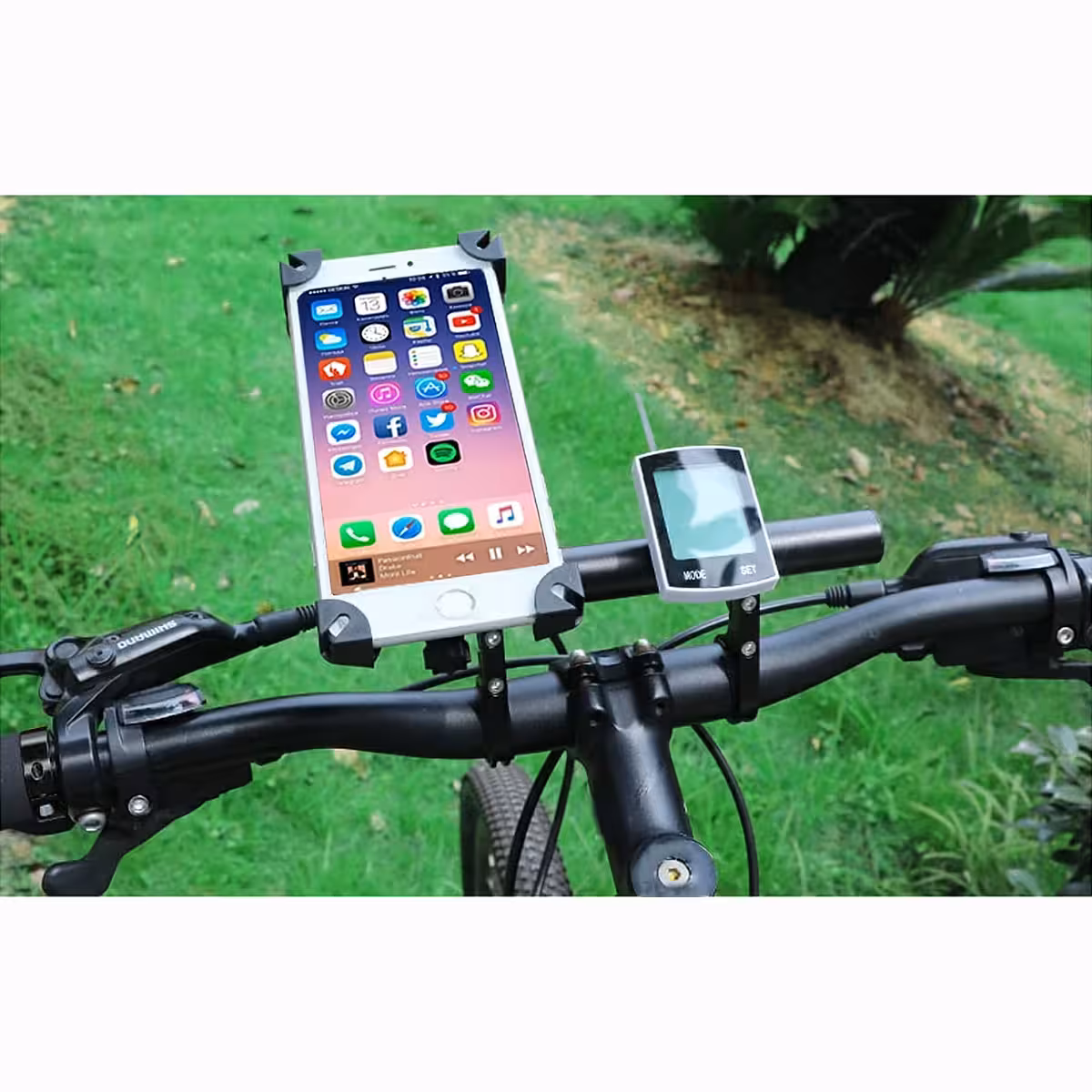 Alumiini lisävaruste ohjaustangolle