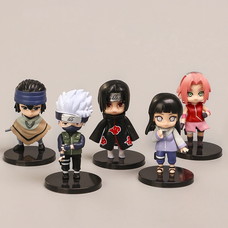 Naruto-keräilyfiguurit faneille Naruto Shippuden -setti keräilijöille ja animeharrastajille