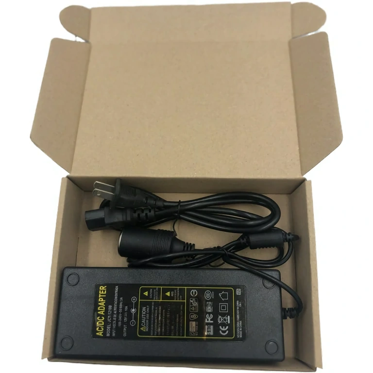 AC/DC-muunnin 220V–12V 10A 220V AC–12V DC 10A muunnin kotikäyttöön ja autoon
