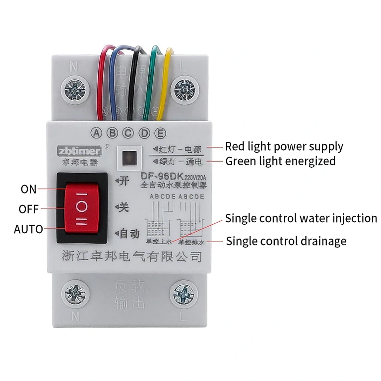 Tason ohjain ilman kelluvaa – 220V Moderni tasonsäädin ilman kellukkeita – automaattisiin järjestelmiin