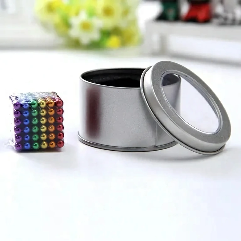 Lahjasetti magneettikuulia – täydellinen 3D-rakennelmiin ja rentoutumiseen