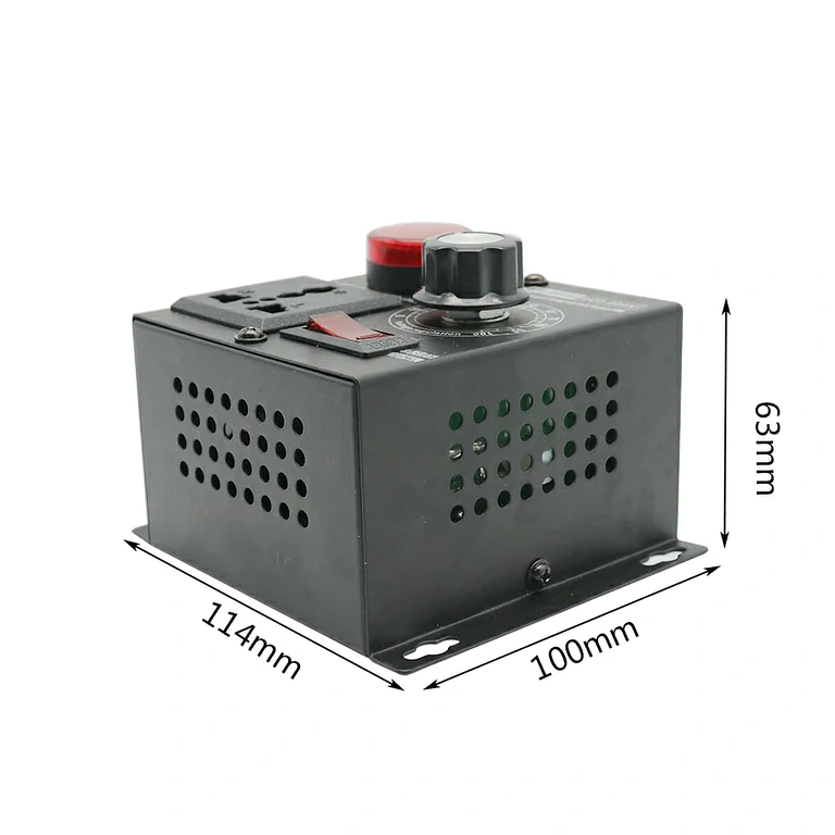 Moottorin kierroslukusäädin voltmetrillä Moottorien nopeuden säädin digitaalisen näytön ja ON/OFF-kytkimen kanssa