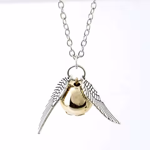 Harry Potter Golden Snitch Quidditch -riipus enkelinsiivellä – taikalahja faneille