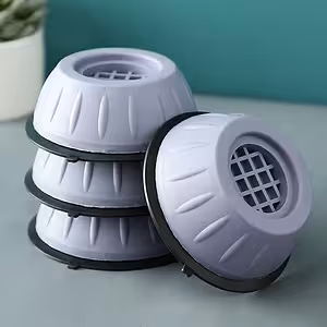 Värinänvaimennustassut pesukoneelle ja kuivausrummulle – 4 kpl, melu- ja liukumaton