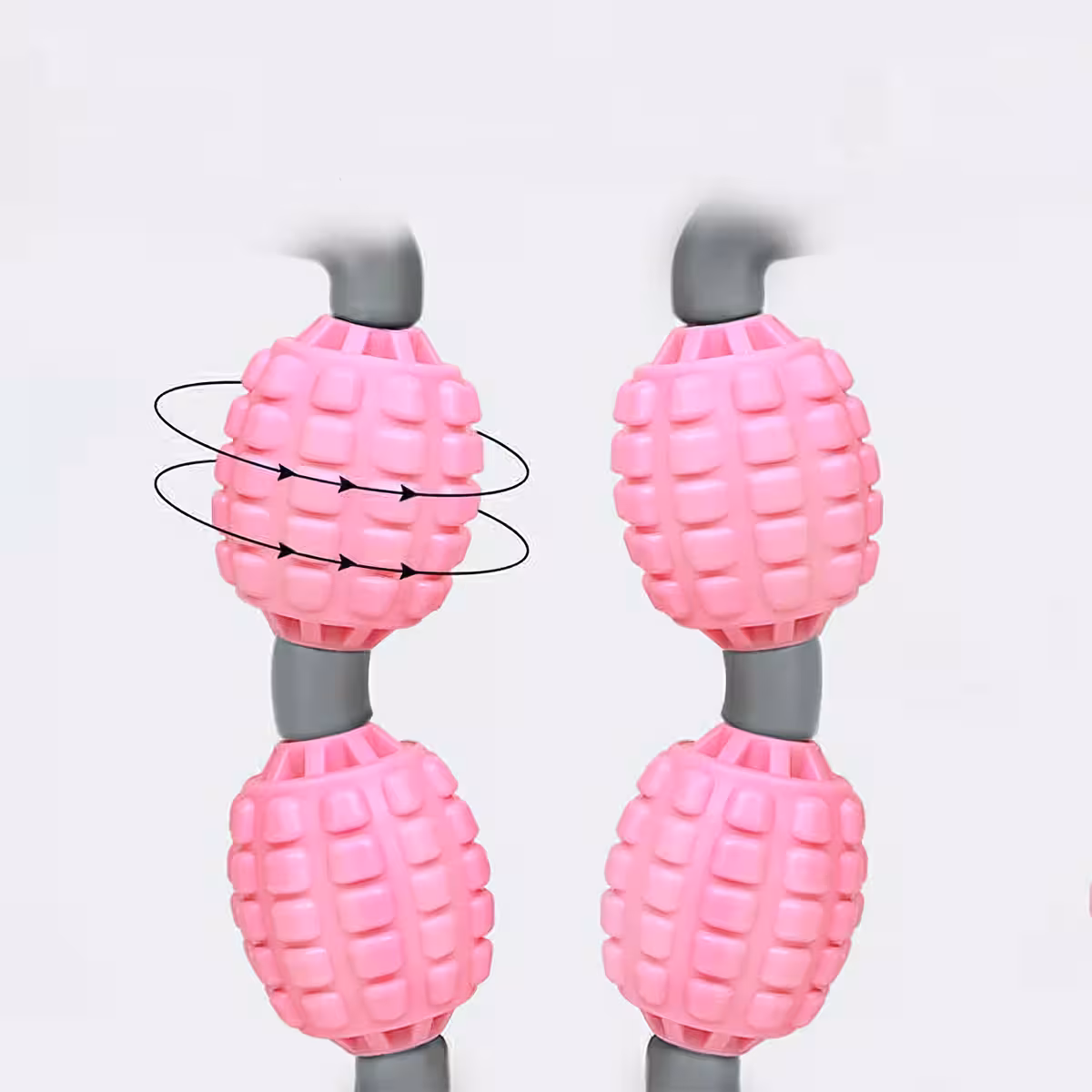 Käsin käytettävä selluliittihierontalaite 5 silikonipyörällä