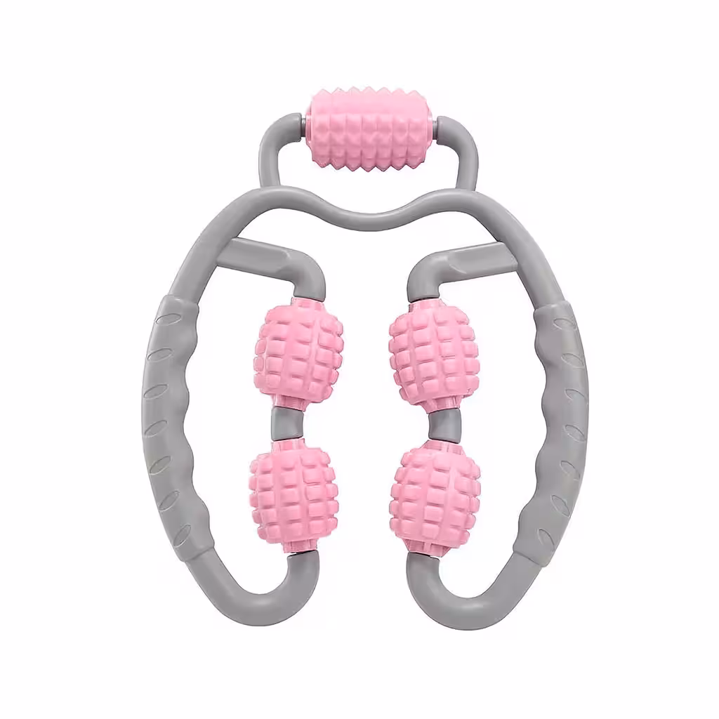 Manuaalinen hierontalaite – 5 rullaa, rentoutus, niska, jalat, selluliitti