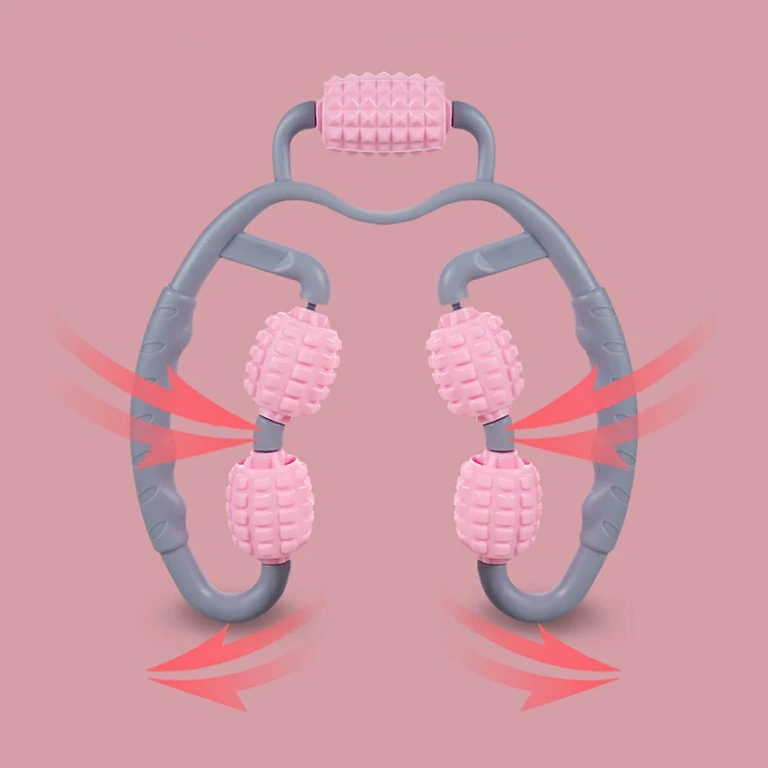 Silikonirullilla varustettu hierontalaite keholle Selluliitti- ja lihashieronta silikonipyörillä iholle ja lihaksille