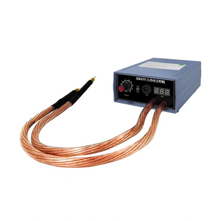 Kannettava hitsauslaite nikkelilistan säätöasteilla