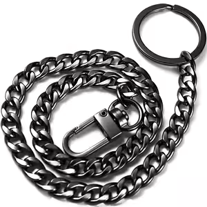Unisex-housuketju – musta metallinen lisävaruste farkuille, lapsille ja aikuisille