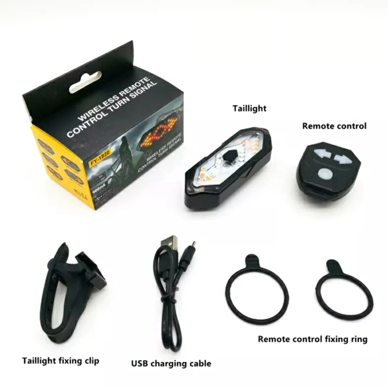 USB-ladattava pyörän vilkkuvalo Vilkku vasen/oikea USB-virtalähteellä polkupyörään