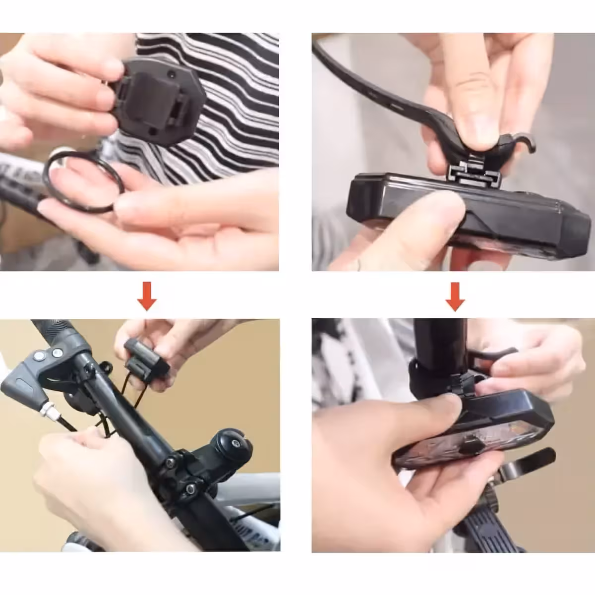 Polkupyörän takavalo kauko-ohjauksella