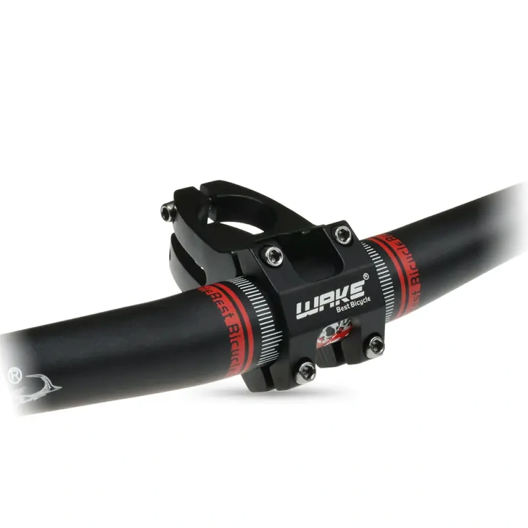 Mustasta alumiinista valmistettu lyhyt ohjaustangon stemmi pyörään Musta alumiininen lyhyt stemmi MTB-pyörälle, mukavuutta ja hallintaa varten