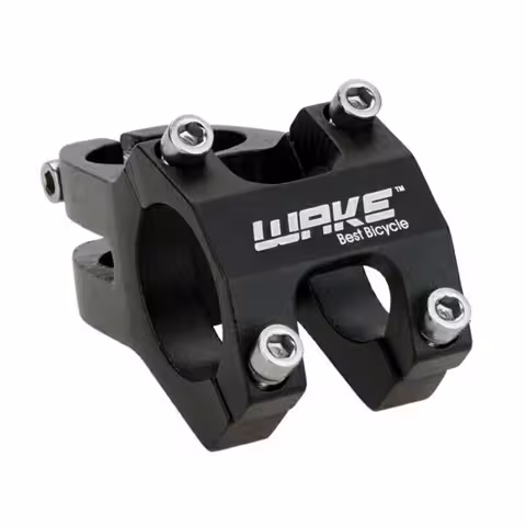 Lyhyt ohjaustangon putki MTB-pyörään – WAKE 31.8 mm, alumiini, musta