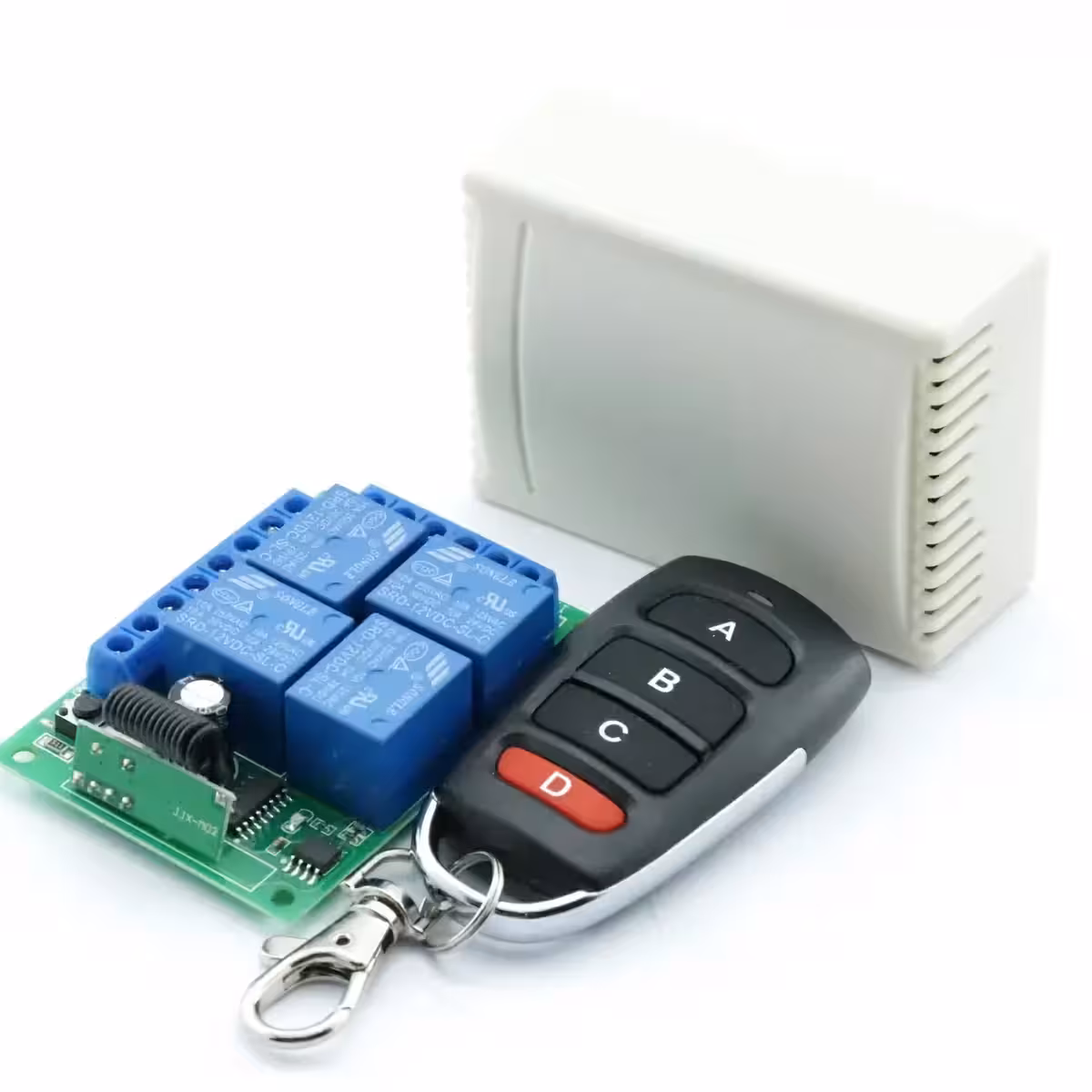 Langaton relemoduuli 433.92 MHz, 12V