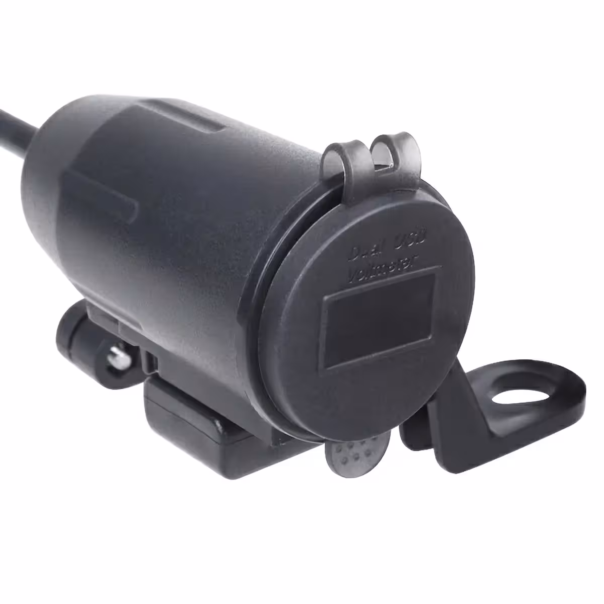 Moottoripyörän laturi peilikiinnityksellä