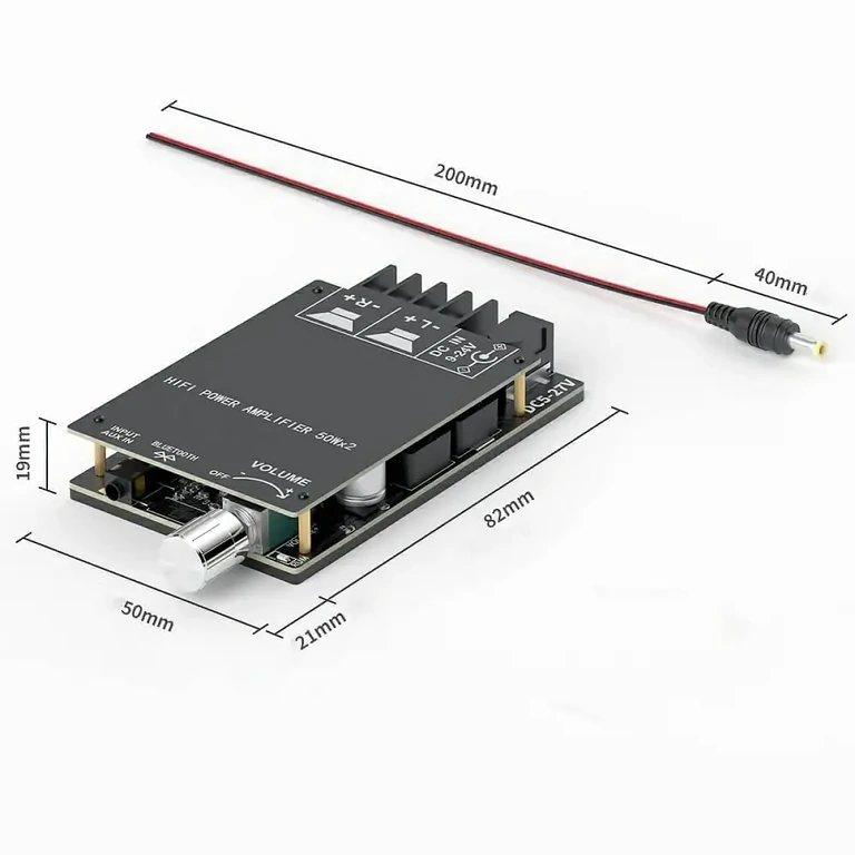Kompakti digitaalinen Hi-Fi stereo-vahvistin 2x50W