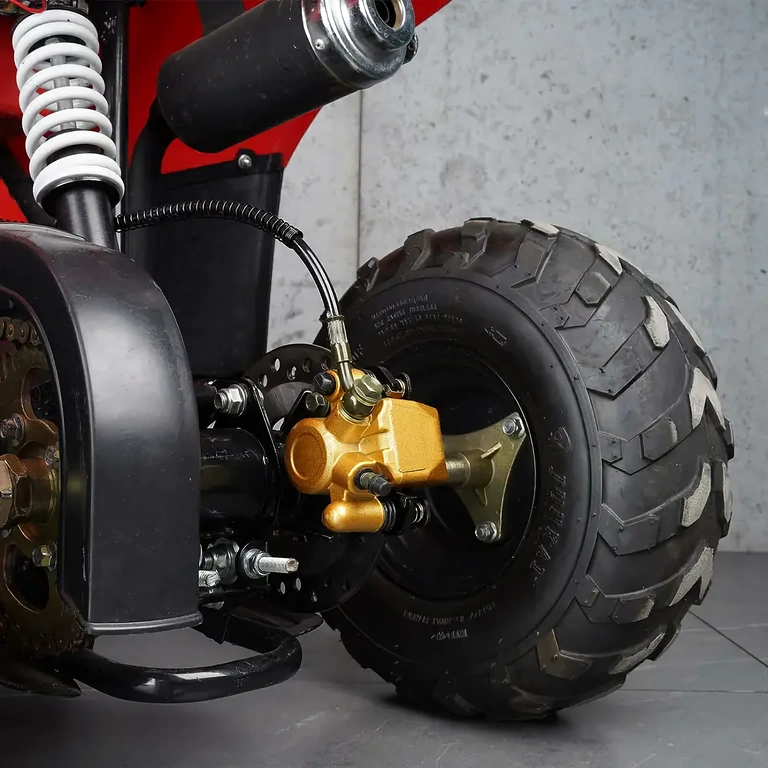 Kultainen ATV-satula takajarrulevylle