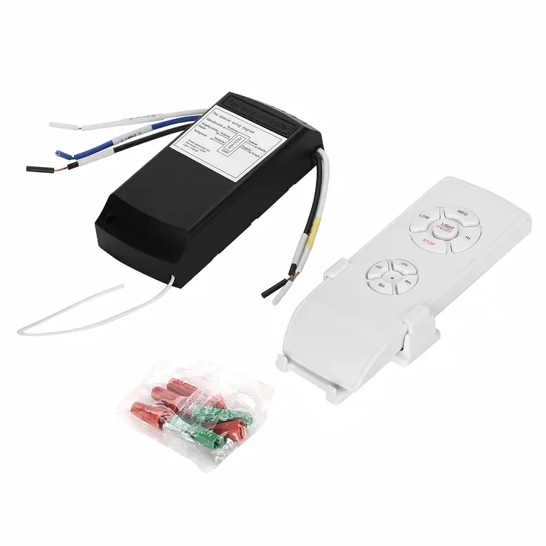 220V vastaanotinkaukosäädin himmennettävälle kattovalaisimelle tai tuulettimelle